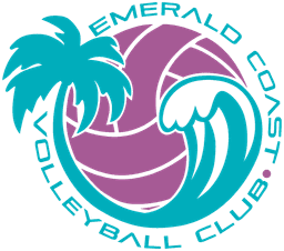 Emerald Coast Volleyball Club banner logo