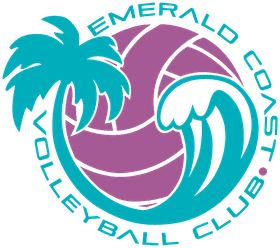 Emerald Coast Volleyball Club banner logo