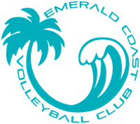 Emerald Coast Volleyball Club banner logo