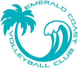 Emerald Coast Volleyball Club banner logo