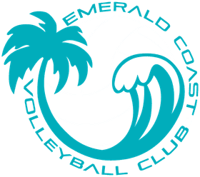 Emerald Coast Volleyball Club banner logo